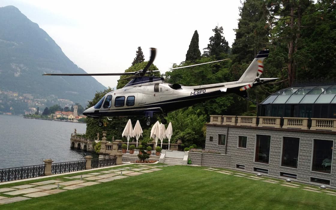 Exclusive helicopter tour over Lake Como