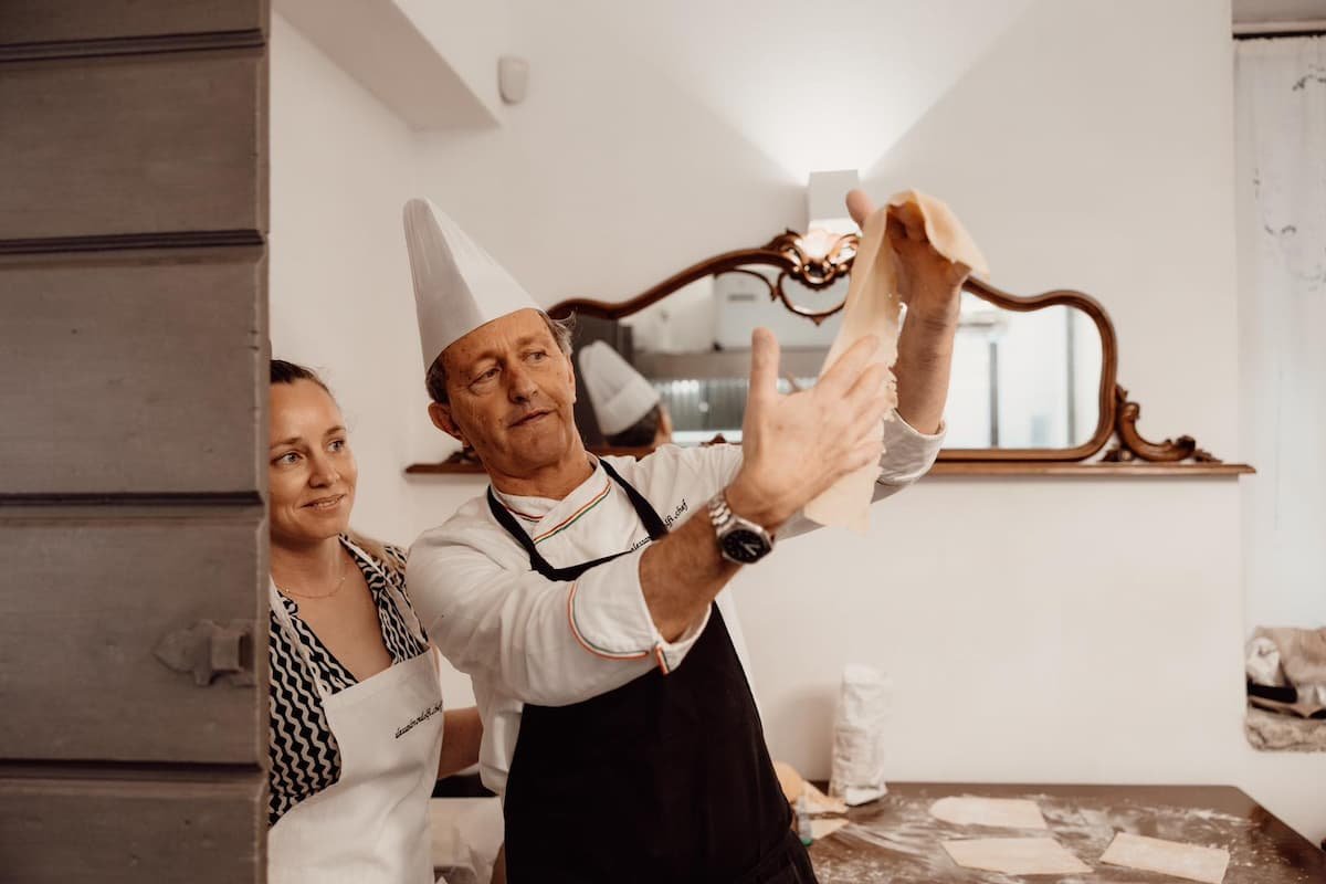 Italian private cooking class in Bellagio