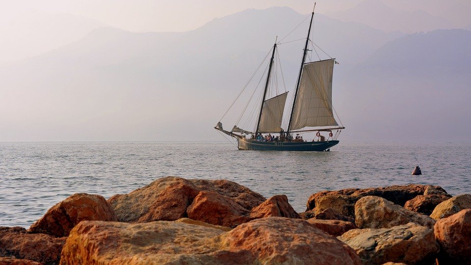 Golden Hour on the Water: Private Motorsailer Cruise on Lake Garda