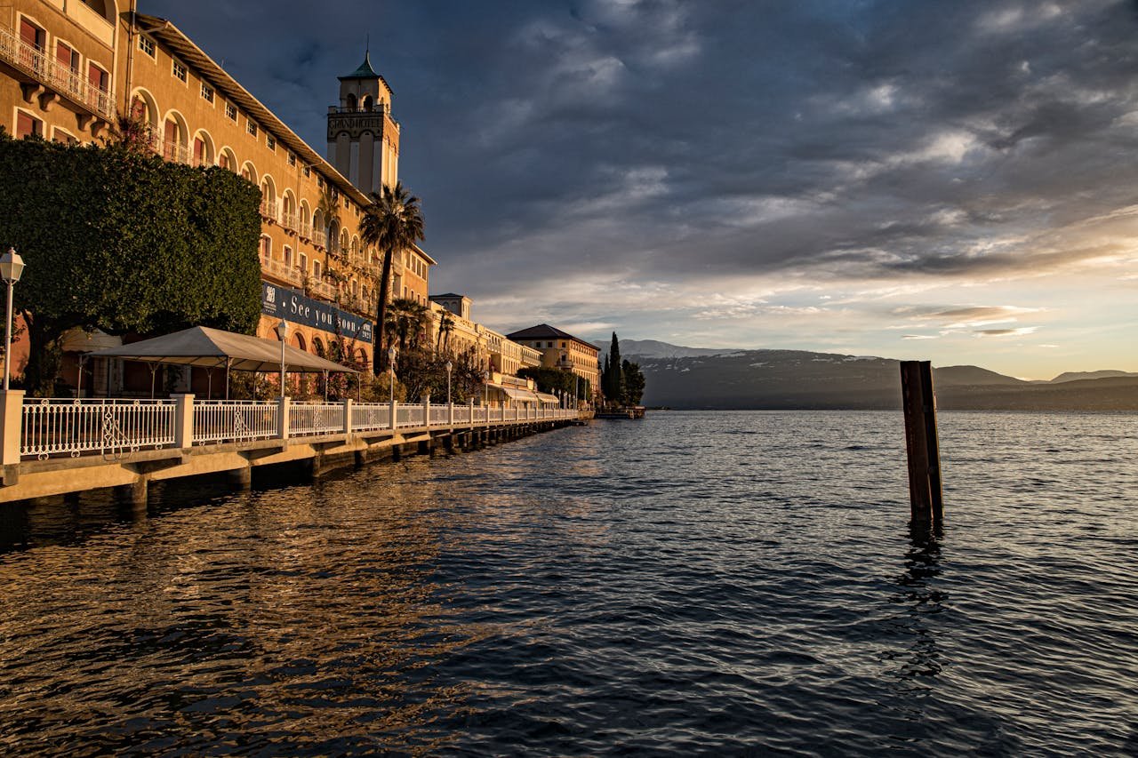Golden Hour on the Water: Private Motorsailer Cruise on Lake Garda