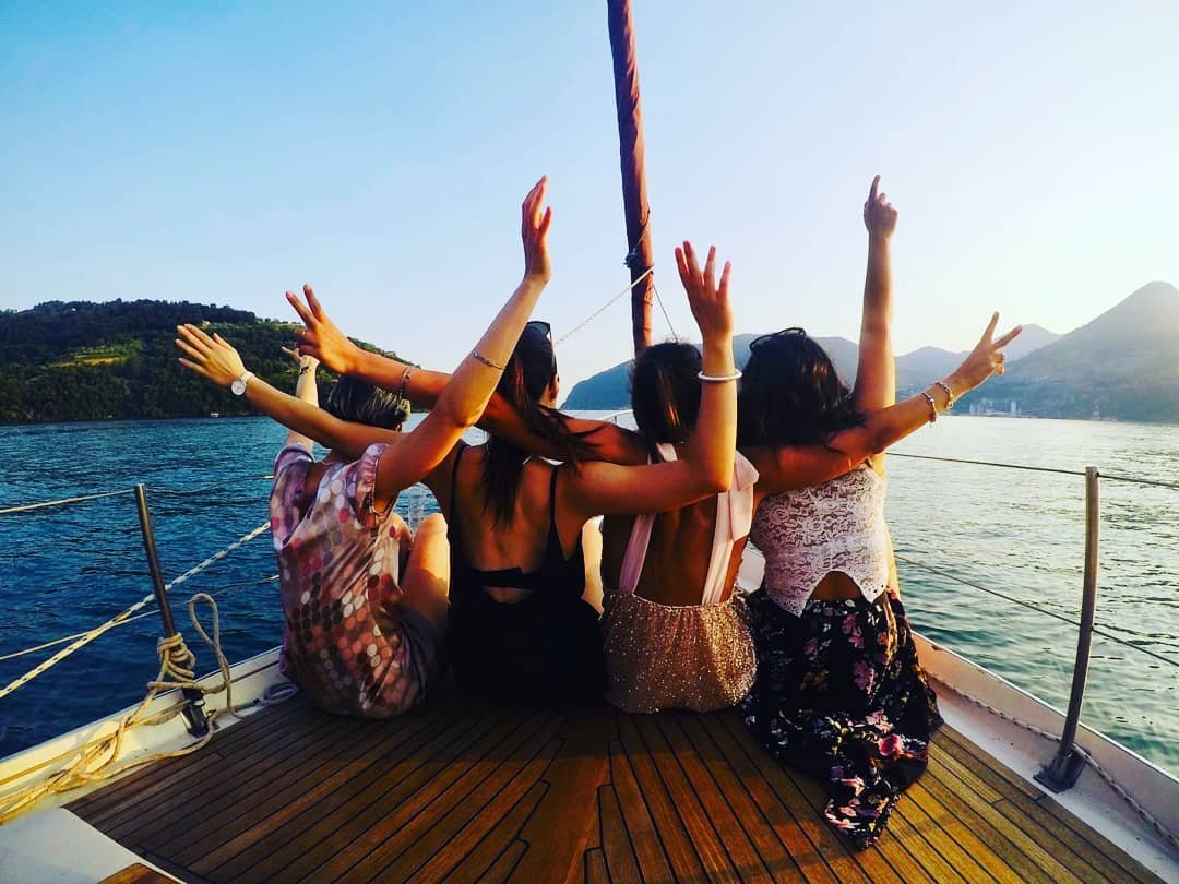 Lake Iseo, Sailing and Wine at Sunset