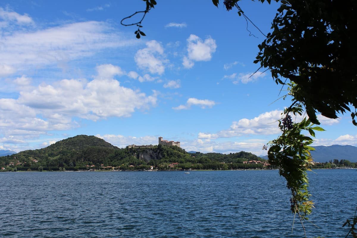 Strhongholds overlooking Lake Maggiore