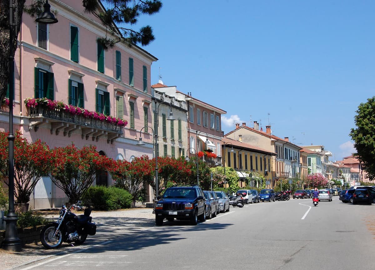 Strhongholds overlooking Lake Maggiore