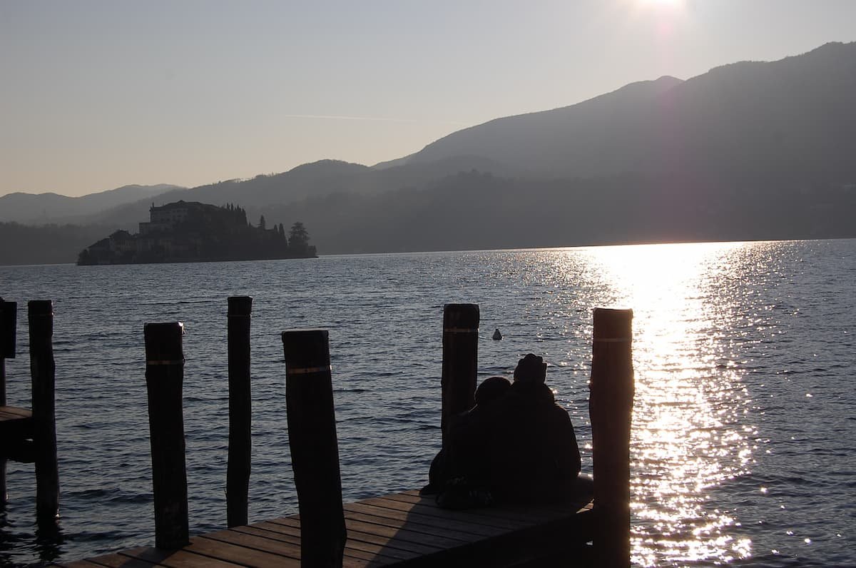 An exclusive romantic sunset cruise on Lake Orta