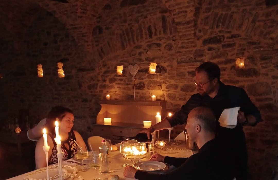 Exclusive overnight spa and dinner in a small Emilian village